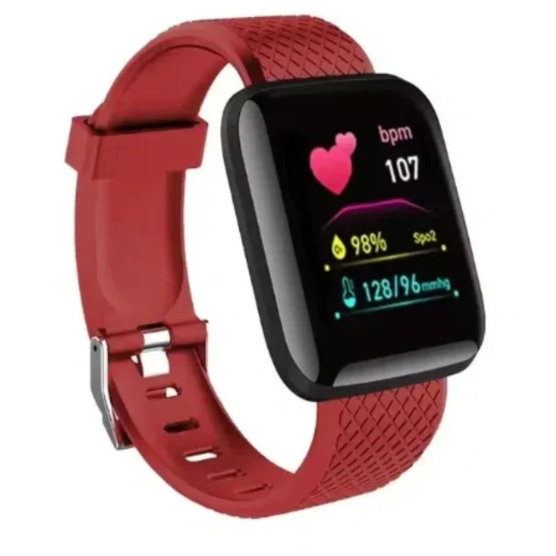 Smart Watch For Men Women Kids Message Remind Music Control Sport Step Calories D13 Smartwatch Alarm Clock 116Plus