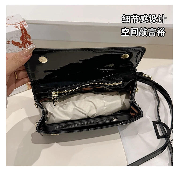 Fashionable Ladies Handbag Luxury Brand Designer Leather Shoulder Bag Elegant Crossbody Daily Use