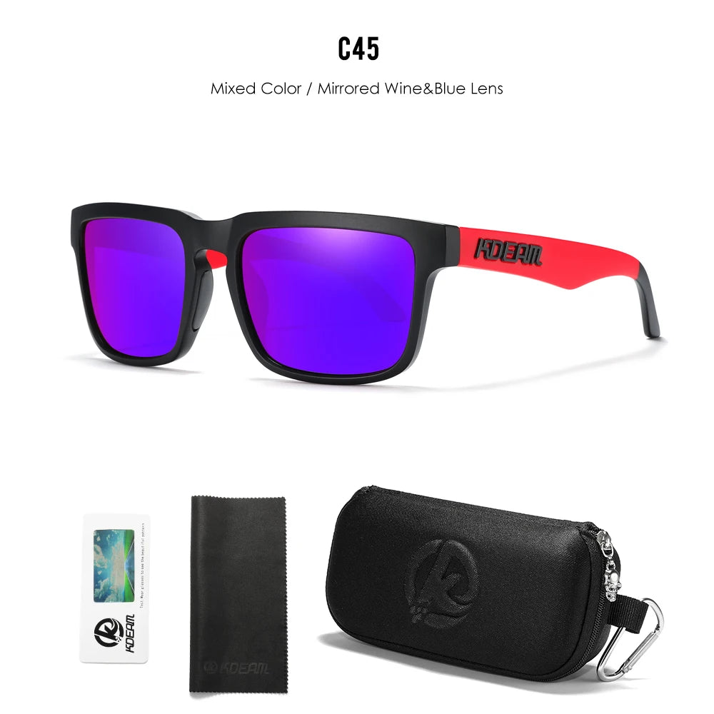 KDEAM Men's Square Sunglasses