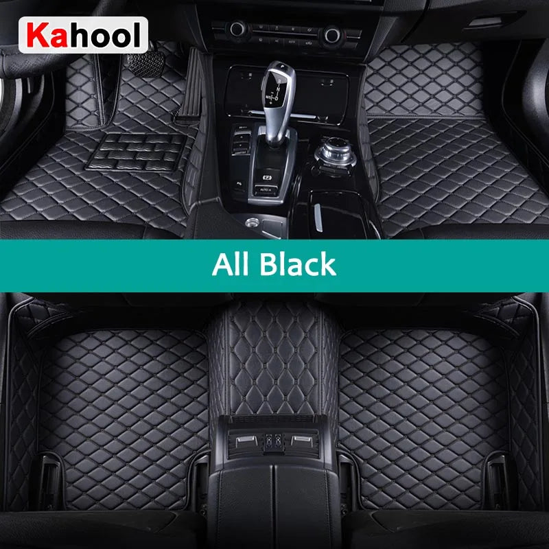 KAHOOL Custom Car Floor Mats For Subaru XV Crosstrek Auto Carpets Foot Coche Accessorie