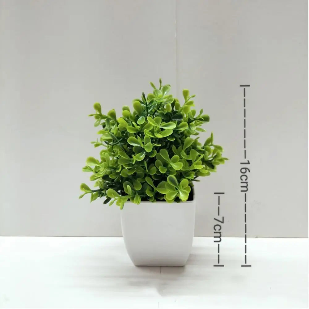 False Plants With Pot Potted Flowers Table Pulp Pot Garden Outdoor Decor