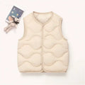 2025 Winter Outdoor Clothes For Children Vests & Vests Winter Kids Boy Girl Clothes Outerwear Infant Life Jacket Waistcost