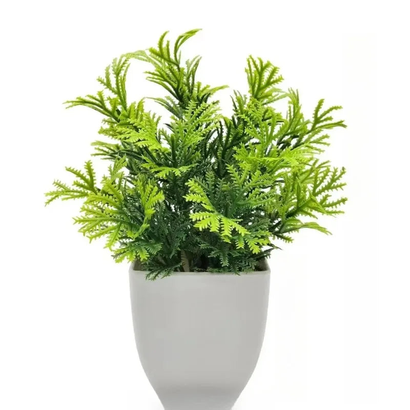 1PC Artificial Plant with Plastic Pot