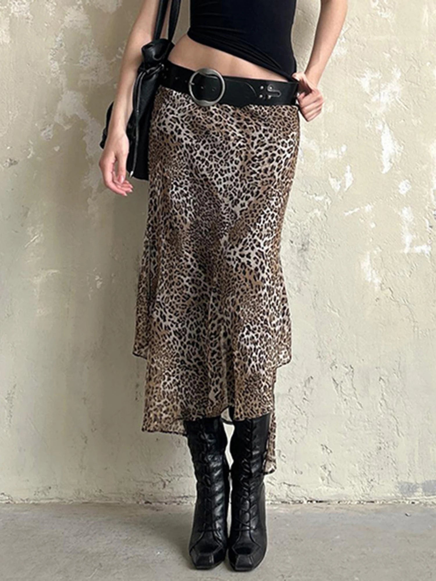Women s Fashion Pleated Midi Skirts Floral Print High Waist A-Line Skirts Spring Summer Casual Skirts with Pockets