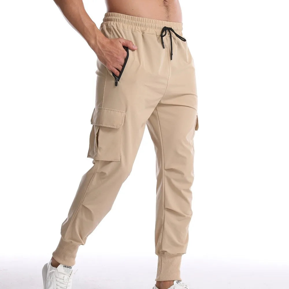 Man Pants Summer Casual Loose Trousers New In Men Clothing Fitness Sport Jogging Tracksuits  Drawstring  Sweatpants  Pants