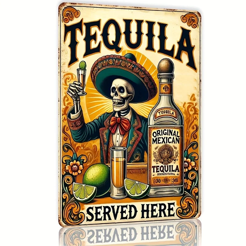Room Decor   Tin Sign TEQUILA Wall Art