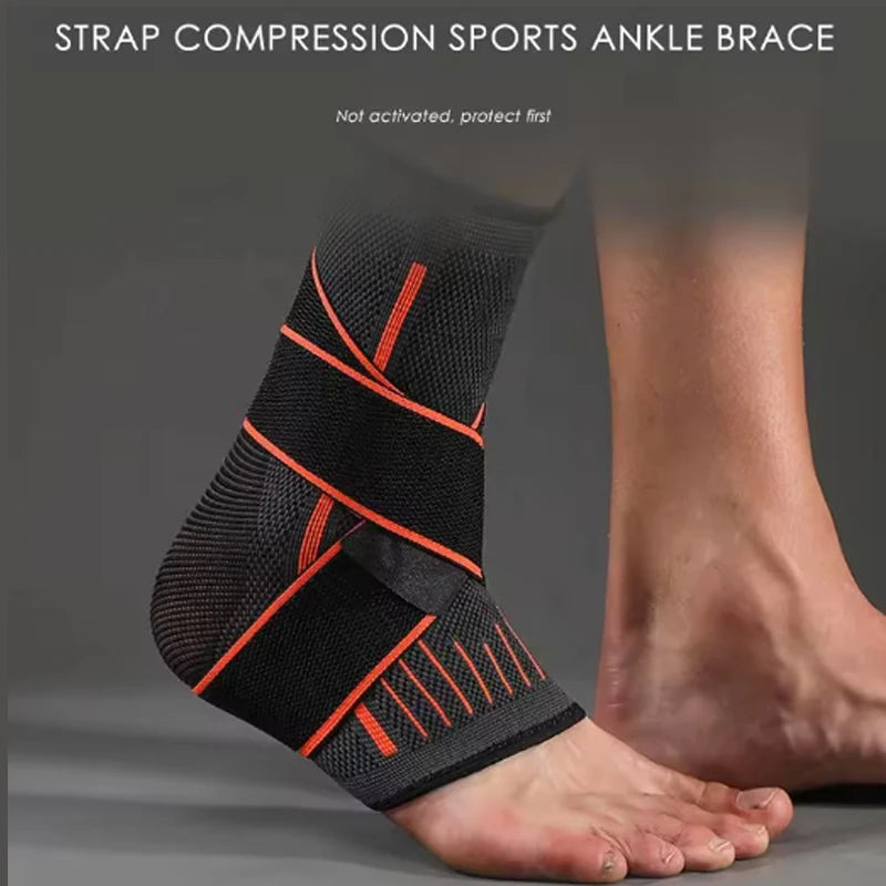 Adjustable Compression Ankle Support Men & Women, Running Hiking Basketball Ankle Brace Sports Protection