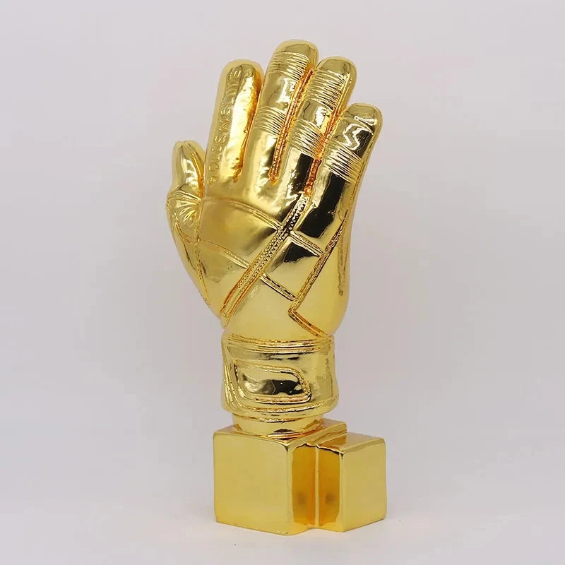 15/20/25cm Soccer Trophy Golden Ball Golden Ballon Football Excellent Player Award Competition Honor Reward Spherical Trophy