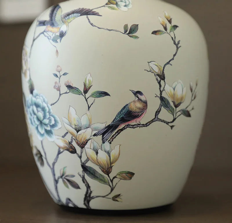 American Style Ceramic Vase Dining Table Entrance Tea Table Decoration Modern And Simple European Style French Creative Crafts