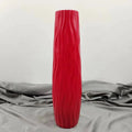 Large Floor Vase Decorative Vase Textured Floor Standing Vase for Home Living Room