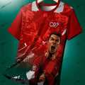 Cristiano Ronaldo CR7 #7 2025-26 Season Special Kit Portuguese Style Coleccion 3D Print Football Jersey T-Shirt Adult KID Unisex