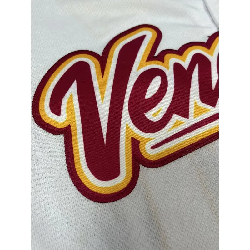 Men's #13 Letter Embroidered Venezuela Baseball Jersey-Sports Shirt-Breathable Short Sleeve Unisex Baseball Shirt Men Clothing