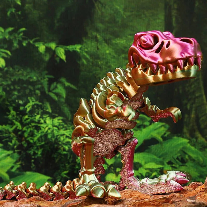 3d Printed T Rex Animals Miniature Figurines Dinosaurs Toy Child Anti-stress Birthday Gifts Children for Guests Surprises Gift