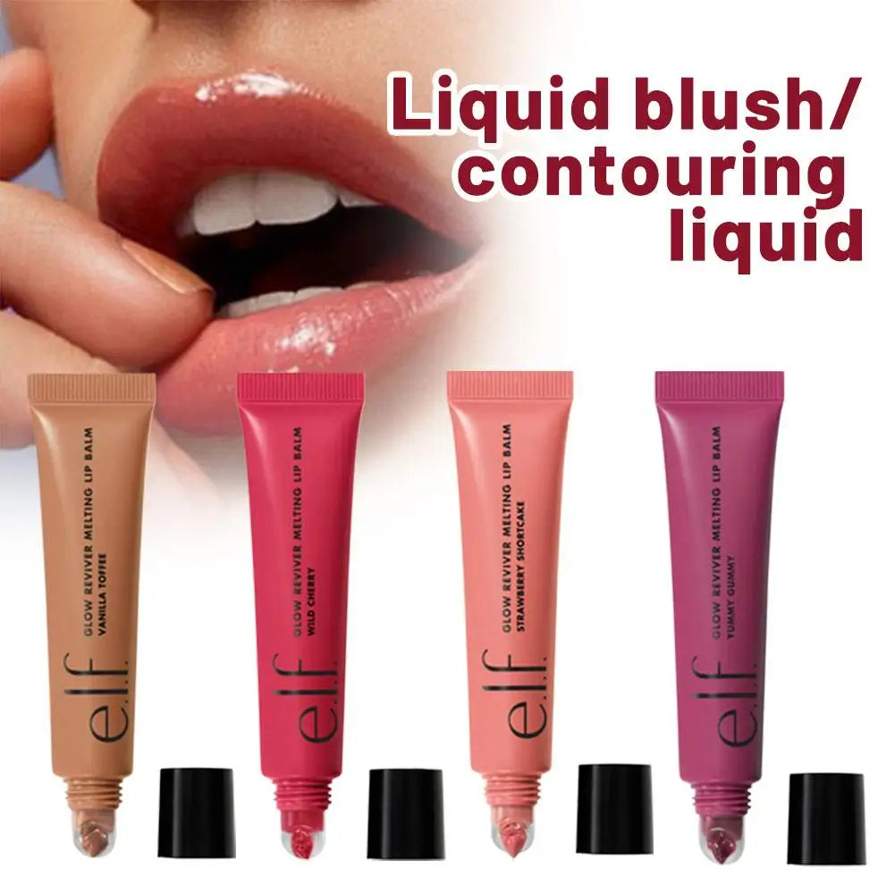 Elf Lip Gloss Pen Colorful Lip Gloss Multicolor Portable Lightweight Smooth Glossy Lip Oil Moisturizing Repair Lip Makeup Beauty