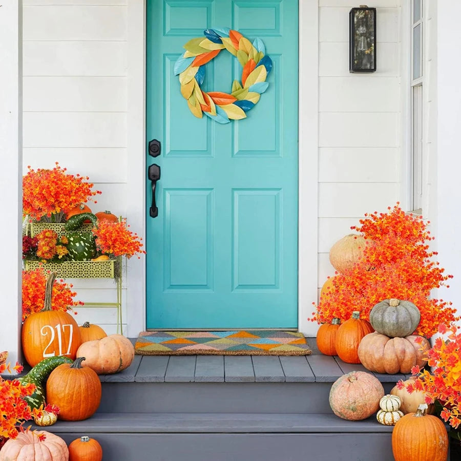 Artificial Flowers Vase Home Room Decor, Fall Decoration