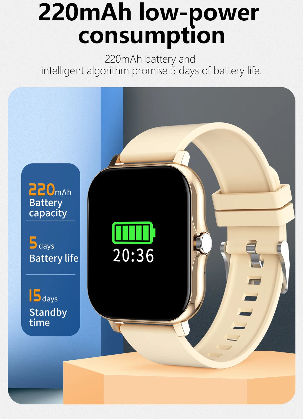 Smart Watch For Men Women Kids Message Remind Music Control Sport Step Calories D13 Smartwatch Alarm Clock 116Plus