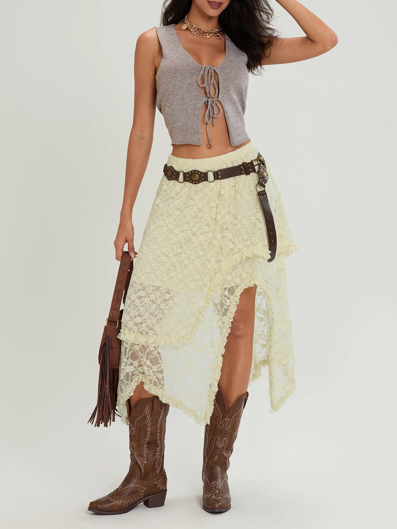Women s Fashion Pleated Midi Skirts with Floral Print High Waist A-Line Skirts Elegant Summer Casual Skirts
