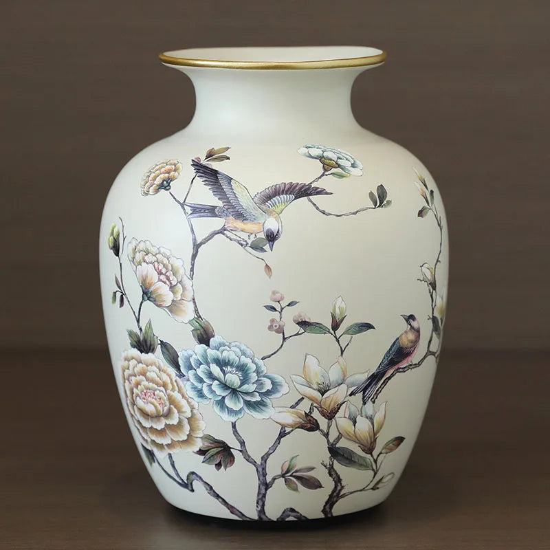 American Style Ceramic Vase Dining Table Entrance Tea Table Decoration Modern And Simple European Style French Creative Crafts