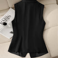 Women's Suit Vest Formal Waistcoat Slim Fit Sleeveless Blazer Jacket for Office Business Work Professional Attire Elegant Top