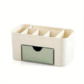 Clear Acrylic Makeup Organizer, Drawer Storage for Lipsticks, Brushes, Cotton Swabs & Perfume