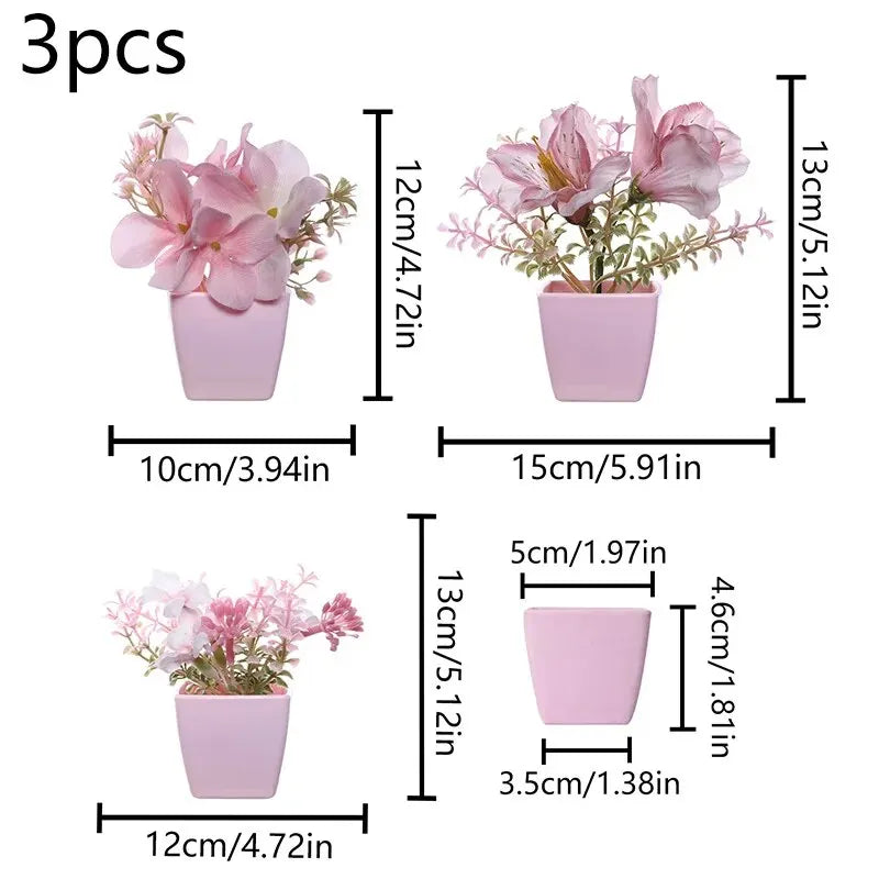 Artificial Flower Potted Plant