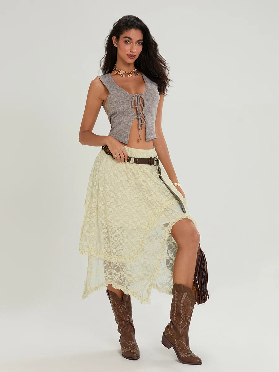 Women s Fashion Pleated Midi Skirts with Floral Print High Waist A-Line Skirts Elegant Summer Casual Skirts