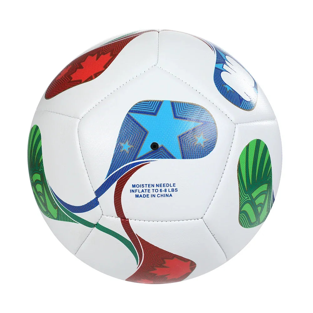 2026 High Quality Soccer Ball Official Size 5 PU Material Seamless Wear Resistant Match Training Football Futbol Voetbal Bola
