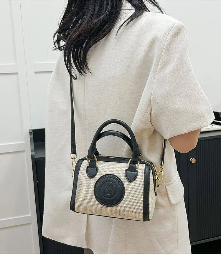 Famous Designer Leather Women's Tote Bag Luxury Brand Popular Classic Fine Craftsmanship Elegant Vintage Commuter Bag
