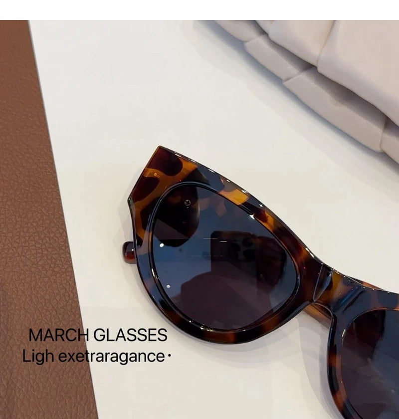 Fashion Women Sunglasses Luxury Retro Sun Glasses Cat Eye Eyewear for Men Gafas De Sol Hombre  Oculos De Sol Masculino 2025