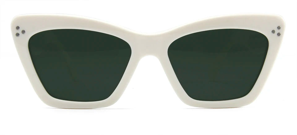 High Quality Acetate Sunglasses Women Cat Eye Trendy Sun Glasses Polarized Gafas De Sol 187S Brand Designer Eyewear Shades UV400