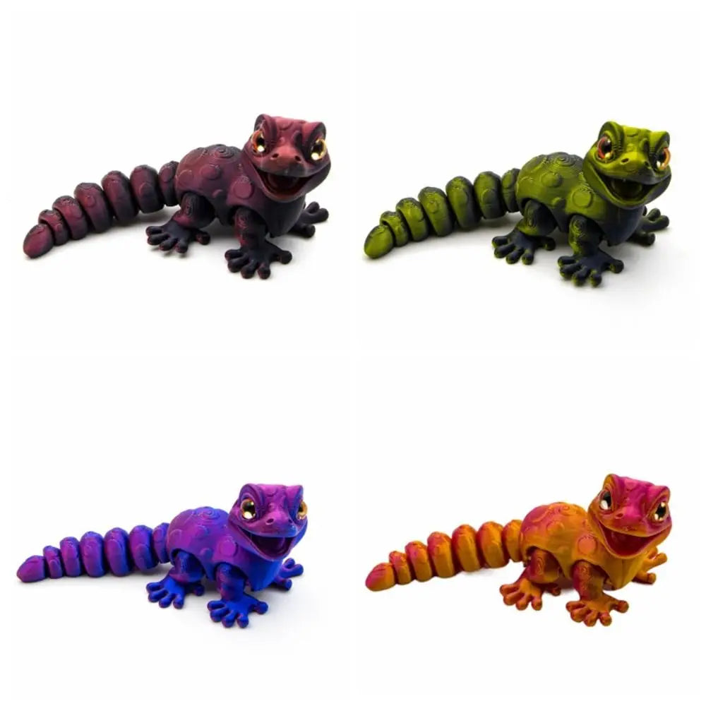2025 Multi-joint Movable 3D Printed Animals Mini Home Accessories Relief Sensory Toy Funny Cute Kids Gift