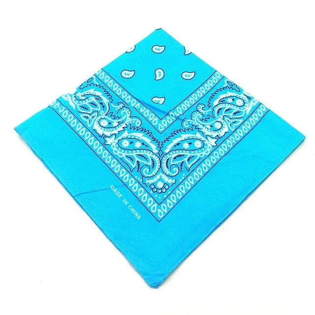 Hip Hop Bandana 23 Styles Man Women Fashion Outdoor Headbands Hair Band Wrist Wraps Hair Scarves High Quality Hair Accessories