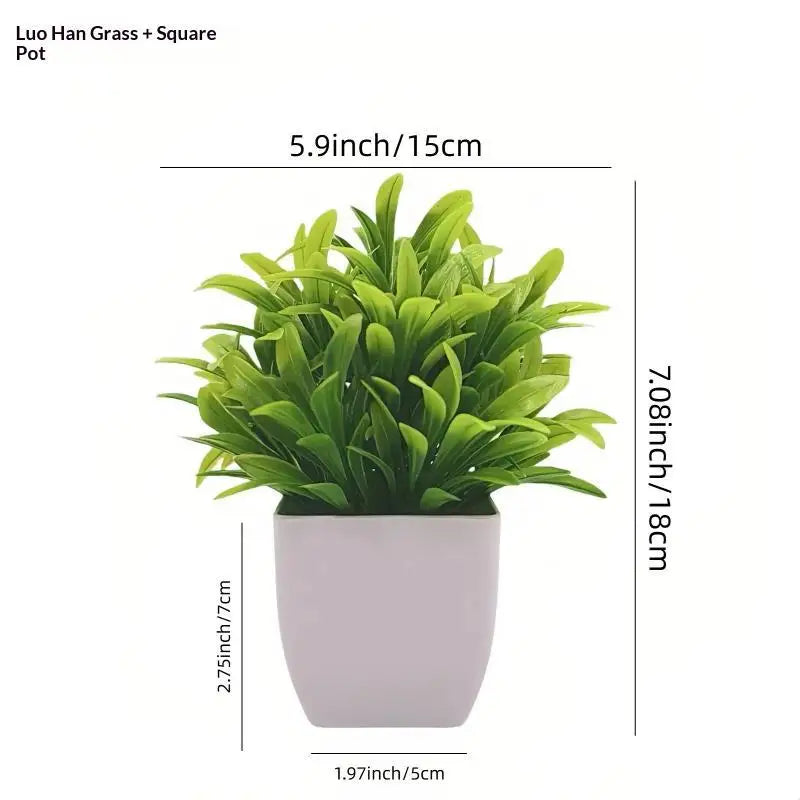 Artificial Potted Plants With Lifelike Foliage And No Maintenance