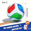 2026 High-Quality Football Standard Size 5 for Youth and Adult Training and Competition Use Seamless Waterproof Soccer Ball
