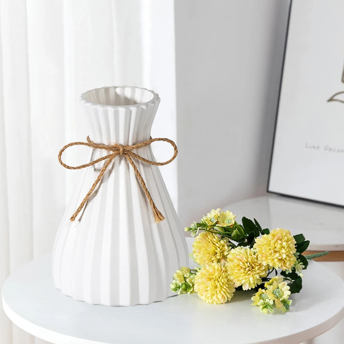 1PC Water Ripple Plastic Vase