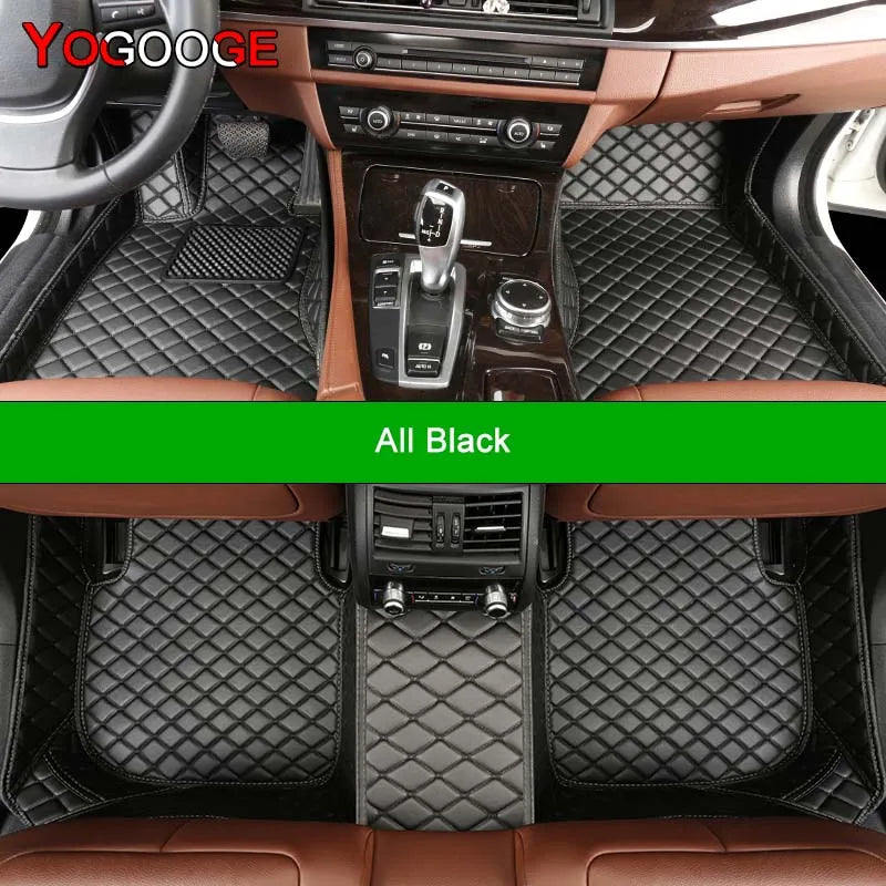 YOGOOGE Custom Car Floor Mats For Subaru Forester 2002-2023 Auto Carpets Foot Coche Accessorie