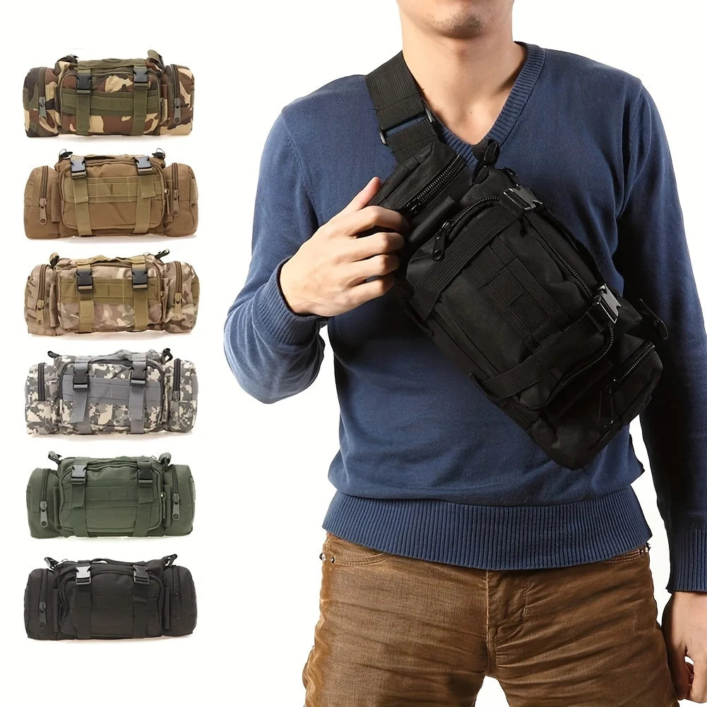 Outdoor Multifunctional Waist Bag Sport Waist Bag Camouflage Pocket Bag Climbing Waist Bag