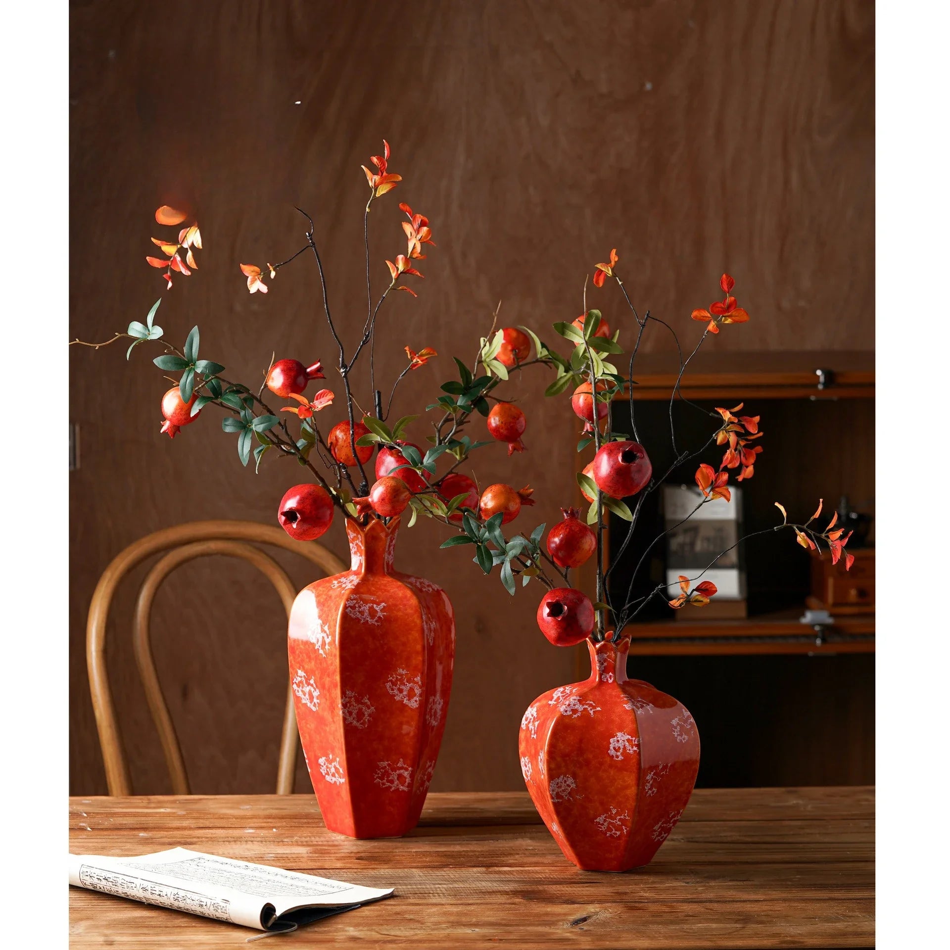 Ceramic Vase Ornament Living Room Flower Arrangement