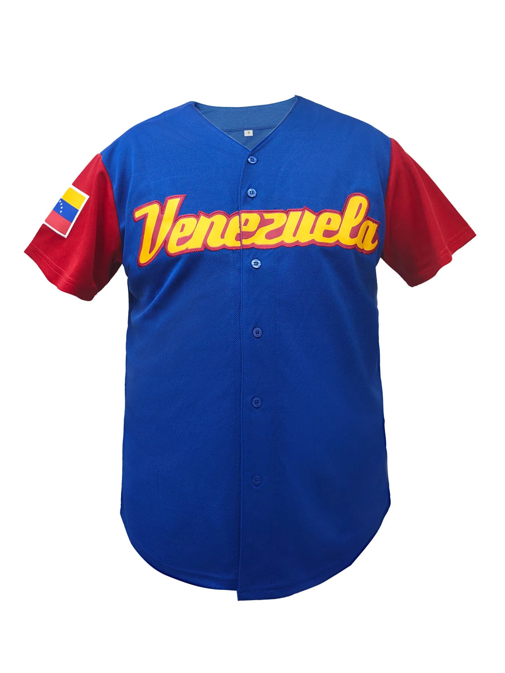 Men's #13 Letter Embroidered Venezuela Baseball Jersey-Sports Shirt-Breathable Short Sleeve Unisex Baseball Shirt Men Clothing