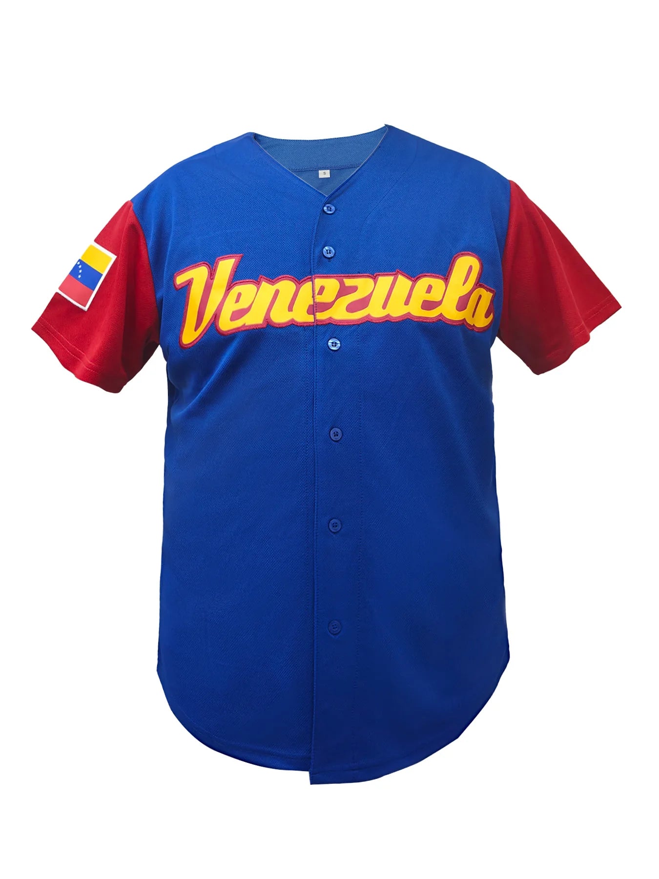 Men's #13 Letter Embroidered Venezuela Baseball Jersey-Sports Shirt-Breathable Short Sleeve Unisex Baseball Shirt Men Clothing