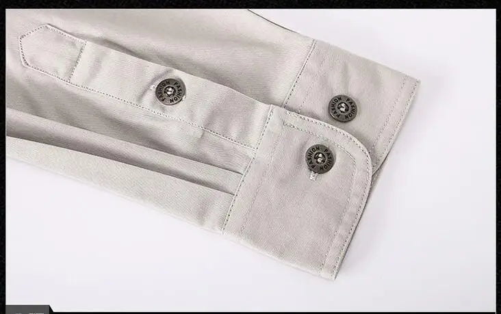 Men Military Outdoor Shirts Male Cotton Multi-pocket Tooling Casual Shirts Good Quality Man Large Size Solid Long-sleeved Shirts