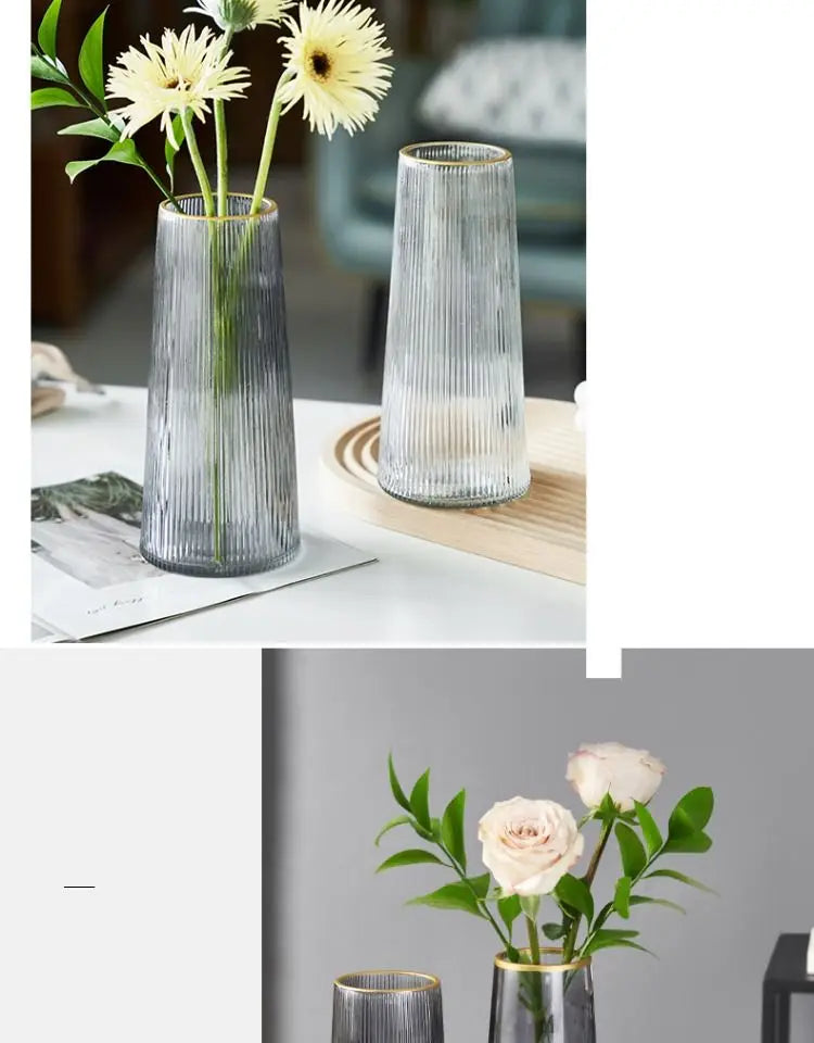 Creative Nordic Glass Flower Vase