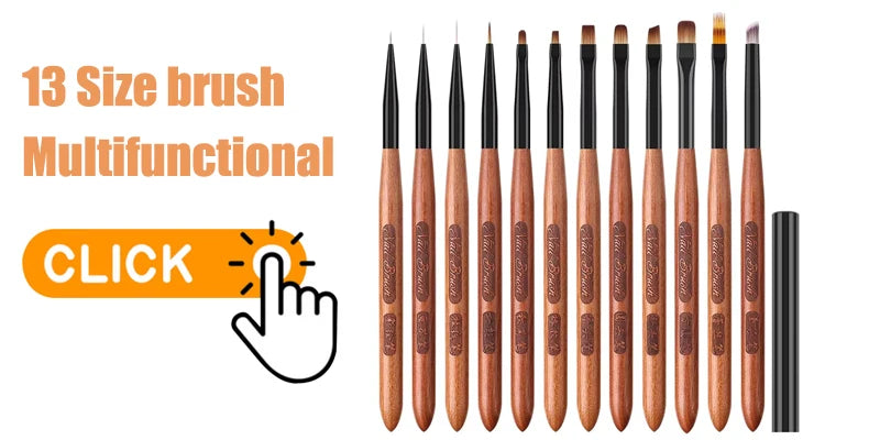 Nail Glue Phototherapy Pen UV Gel Brush Pen Acrylic Brush Professionnal Nail Art Brushes Painting Drawing Brush Manicure Tools