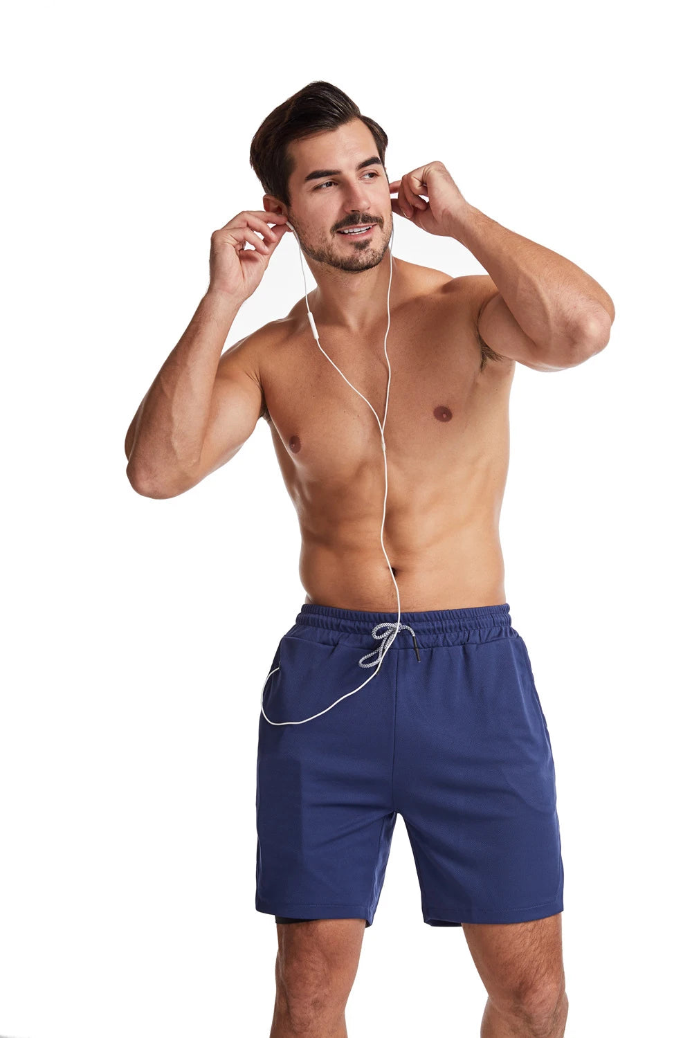 2025 Newest Running Shorts Men 2 in 1 Training Gym Shorts Fitness Men Joggers Jogging Summer Sports Shorts Workout Short Pants