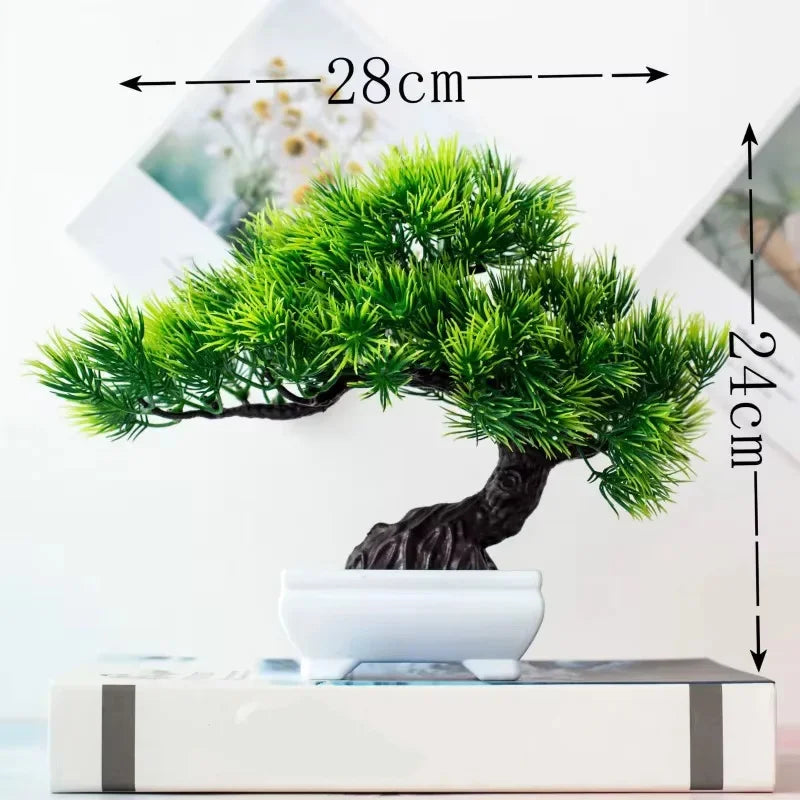 Artificial Plants Potted Bonsai