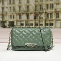 Elegant Leather Shoulder Handbag Women Luxury Designer Crossbody Bag Famous Brand Tote Purse Classic Ladies Premium Carry