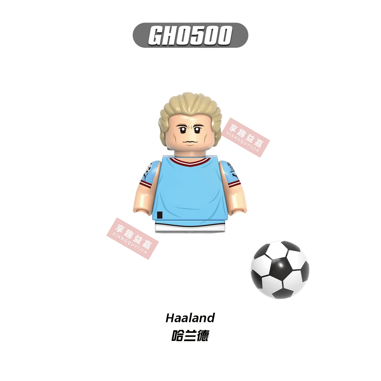 2026 NEW World Famous Football Players Figurine Messi Ronaldo Neymar Lewandowski Mini Action Building Block Model Toy Kids Gifts