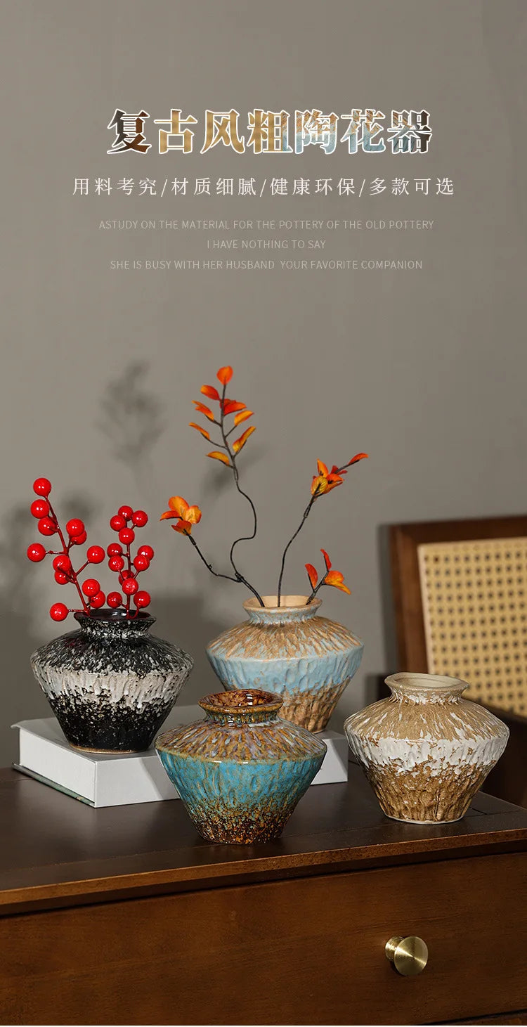 European Style Retro Style Ceramic Vase