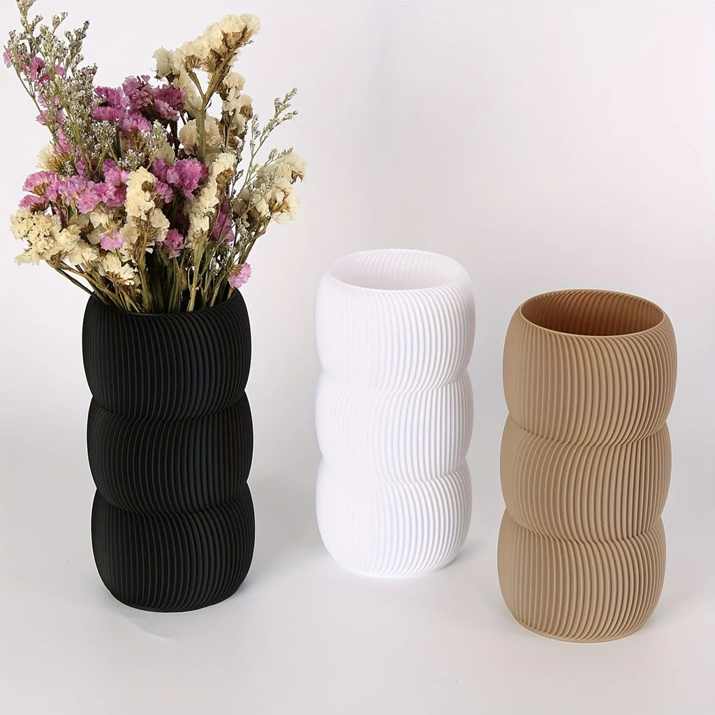 1 Piece, Bohemian Style Decorative Vase, Home Decor Vase, Perfect for Dried Flowers