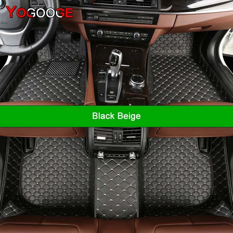 YOGOOGE Custom Car Floor Mats For Subaru Forester 2002-2023 Auto Carpets Foot Coche Accessorie